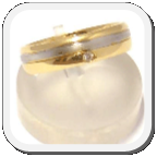 immagine fede nuziale in oro giallo e bianco con diamante, immagine anello in oro giallo e bianco con diamante, immagine fedi nuziali