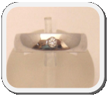 immagine fede nuziale in oro bianco con diamante, immagine anello in oro bianco con diamante, immagine fedi nuziali
