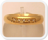 immagine fede nuziale in oro giallo con diamanti, immagine anello in oro giallo con diamanti, immagine fedi nuziali
