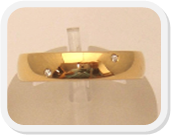 immagine fede nuziale in oro giallo con diamanti, immagine anello in oro giallo con diamanti, immagine fedi nuziali