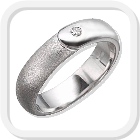 immagine fede nuziale in oro bianco con diamante, immagine anello in oro bianco con diamante, immagine fedi nuziali