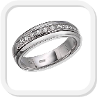 immagine fede nuziale in oro bianco, immagine anello in oro bianco, immagine fedi nuziali
