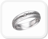 immagine fede nuziale in oro bianco con diamante, immagine anello in oro bianco con diamante, immagine fedi nuziali