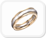 immagine fede nuziale in oro bianco e giallo con diamanti, immagine anello in oro bianco e giallo con diamanti, immagine fedi nuziali