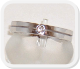 immagine fede nuziale in oro bianco con diamante, immagine anello in oro bianco con diamante, immagine fedi nuziali