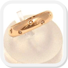 immagine fede nuziale in oro rosa con diamanti, immagine anello in oro rosa con diamanti, immagine fedi nuziali