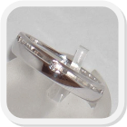 immagine fede nuziale in oro bianco con diamanti, immagine anello in oro bianco con diamanti, immagine fedi nuziali