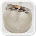 immagine fede nuziale in oro bianco 18kt, immagine anello in oro bianco 18kt, immagine fedi nuziali