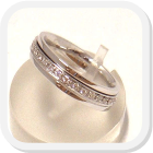 immagine fede nuziale in oro bianco con diamanti, immagine anello in oro bianco con diamanti, immagine fedi nuziali