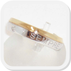 immagine fede nuziale in oro giallo e bianco con diamante, immagine anello in oro giallo e bianco con diamante, immagine fedi nuziali