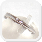 immagine fede nuziale in oro bianco con diamante, immagine anello in oro bianco con diamante, immagine fedi nuziali