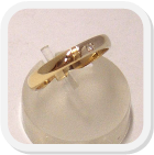 immagine fede nuziale in oro bianco e giallo con diamante, immagine anello in oro bianco e giallo con diamante, immagine fedi nuziali