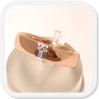 immagine fede nuziale in oro rosa con diamanti, immagine anello in oro rosa con diamanti, immagine fedi nuziali
