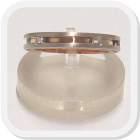 immagine fede nuziale in oro bianco e rosa con diamanti, immagine anello in oro bianco e rosa con diamanti, immagine fedi nuziali