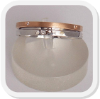 immagine fede nuziale in oro rosa e bianco con diamanti, immagine anello in oro rosa e bianco con diamanti, immagine fedi nuziali