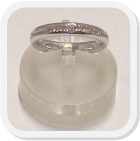 immagine fede nuziale in oro bianco con diamante, immagine anello in oro bianco con diamante, immagine fedi nuziali