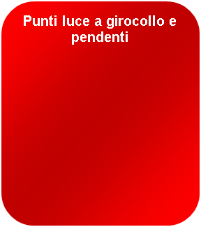 Rettangolo arrotondato: Punti luce a girocollo e pendenti